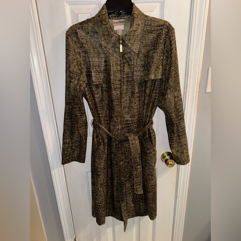 Joseph Ribkoff Croc Trench Coat